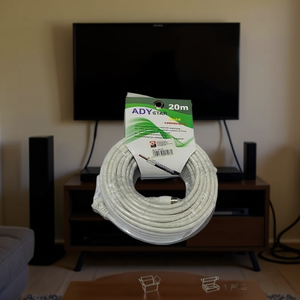 20-Meter Flexible Male and Female Cable TV Management <b>Accessory</b> - Product Image 3