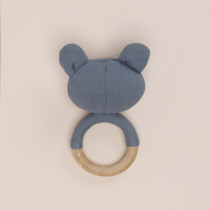 Organic Bamboo Aqua <b>Rattle</b> Toy Premium Quality <b>Baby</b> <b>Rattles</b> - Product Image 2