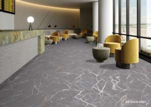 Carreaux de porcelaine sculptés design moderne, format grand 600x1200, pour villas, appartements, hôtels, bureaux et bâtiments commerciaux. - Product Image 6