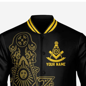 เสื้อแจ็คเก็ตเฟรมเมสันแบบสั่งทำพิเศษ ปักลายสมาคมลับ อุปกรณ์สำหรับพี่น้องสมาคม เสื้อแจ็คเก็ตเฟรมเมสัน - Product Image 3