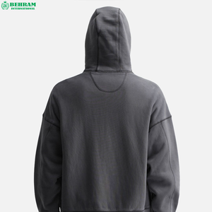 เสื้อฮู้ดซิปผู้ชาย สีพื้น ผ้าถักโพลีเอสเตอร์ สวมใส่สบายๆ สำหรับฤดูใบไม้ร่วง ทรงปกติ ยูนิเซ็กส์ ตกแต่งผ้าแบบ Patchwork เป็นมิตรกับสิ่งแวดล้อม - Product Image 3