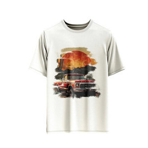 Camisetas Personalizadas para Hombre y Mujer, OEM/ODM, 100% Algodón, Secado Rápido, Transpirables, con Estampado Gráfico, Cuello Redondo, Manga Corta, Estilo Casual Urbano - Product Image 1