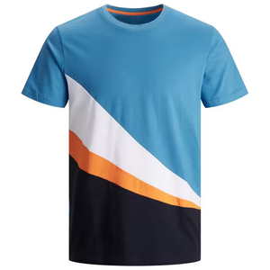 เสื้อยืดผู้ชาย OEM ขายส่ง ผลิตตามสั่ง ผ้าฝ้าย 100% เสื้อยืดเปล่าแบบยูนิเซ็กซ์ เสื้อยืดคุณภาพสูงสำหรับผู้ชาย สกรีนโลโก้ได้ - Product Image 1