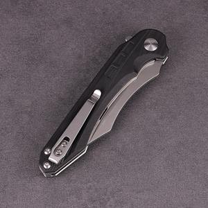 Cuchillo Táctico Personalizado al por Mayor, Cuchillo de Defensa Personal para Camping y Uso Diario, con Mango Antideslizante de G10 Negro - Product Image 4