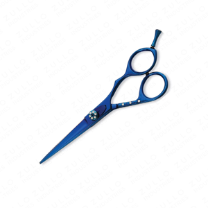 Custom Logo Blue Stainless Steel Barber Hair Cutting Scissors Sharp Blade Professional Salon Shears Hot Sale <b>Tool</b> - Product Image 3