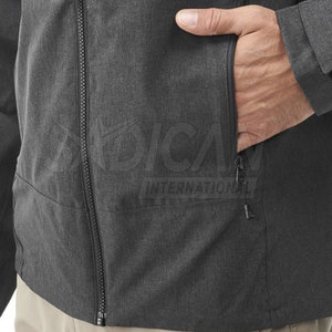 Windproof Men Soft Shell Winter <b>Jacket</b> <b>With</b> Warm <b>Fleece</b> <b>Lining</b> Multiple Pockets For Daily Wear Travel And Outdoor Activities - Product Image 6