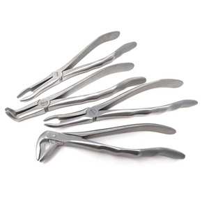 Juego de 4 instrumentos quirúrgicos dentales de acero inoxidable para extracción, herramientas de cirugía oral reutilizables, kit para dentistas - Product Image 2