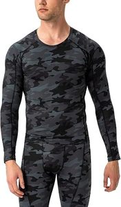 Men's Compression Long Sleeve Performance Shirt Premium Quick Dry Compression Base <b>Layer</b> <b>Top</b> Men's Athletic Compression Training - Product Image 4
