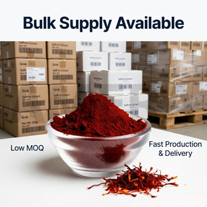 High Quality Crocus Sativus Saffron Extract Powder 0.3% Safranal | Natural Herbal <b>Supplement</b> Bulk Supplier - Product Image 4