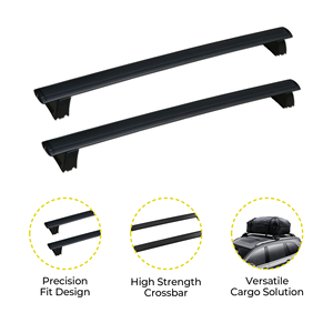 Barres transversales de toit de voiture en aluminium LCB-150010, porte-bagages universel pour toit, 2011-2022 - Product Image 6