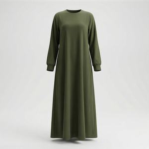 Vestido Abaya Moderno y Modesto para Mujer, Tela Suave y Transpirable, Aspecto Elegante, Ropa de Moda para el Trabajo, la Oración y Viajes, Venta al por Mayor - Product Image 1