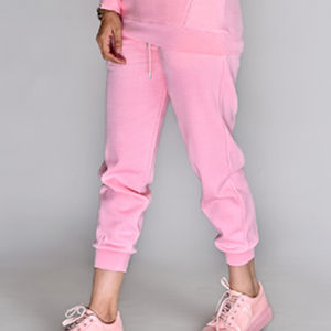 Ensemble de survêtement premium pour femme avec pierres brillantes, sweat à capuche et pantalon en coton doux, design en dentelle, logo personnalisé, vêtements de marque, épais et chaud - Product Image 3