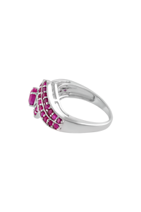 แหวนทับทิมเงินแท้ 92.5 รุ่น KLSR-10678 - Product Image 3