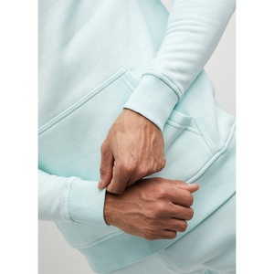 Conjunto Deportivo de Felpa Verde Menta para Hombre, Sudadera con Capucha y Pantalones Jogger, Logotipo Personalizado, Ropa Urbana, Ropa de Invierno, Conjunto de Jogger de Algodón para Otoño - Product Image 5