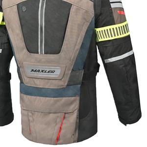 Veste de tourisme longue et résistante avec rembourrage anti-impact homologué CE, veste de tourisme longue en textile pour hommes, fabricant d'usine, export - Product Image 6