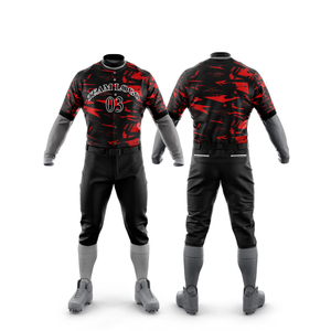 ชุดยูนิฟอร์มเบสบอลแบบสปอร์ต รับทำโลโก้ เสื้อ กางเกง น้ำหนักเบา สำหรับฝึกซ้อมและแข่งขัน  ผู้จำหน่ายชุดกีฬา - Product Image 1