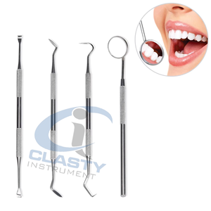 Kit d'outils d'hygiène dentaire, grattoir à tartre dentaire, détartreur, équipement dentaire, éliminateur de plaque dentaire, outil de nettoyage des dents, soin buccal, CE - Product Image 2