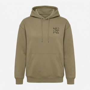 Conjunto de Sudadera con Capucha y Pantalones Cortos de Algodón, Ligeros, de Secado Rápido, Transpirables, con Logotipo Personalizado, Ropa Premium - Product Image 1