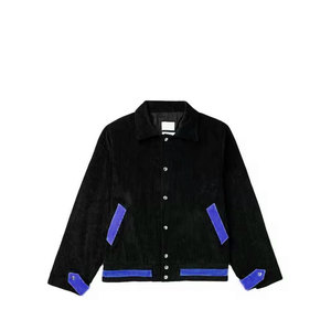 Chaqueta Casual de Lona para Hombre, Estilo Universitario, con Logotipo Frontal, Uniformes Escolares, Ropa Deportiva, Ropa Urbana, Chaqueta Cómoda para Invierno - Product Image 3