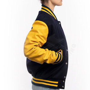 Veste Letterman Femme Hiver Tricotée Unie Respirante Écologique Légère Classique Boutonnée Devant Côtelée - Product Image 2
