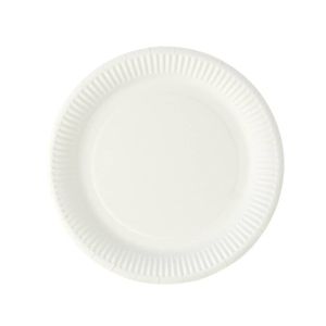 Elegant Ivory White Compostable Biodegradable Paper Plates for Formal Weddings Parties Anniversaries - Product Image 4