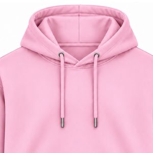 <b>Men</b> Light <b>Pink</b> Pullover <b>Hoodie</b> Plain Long Sleeve Casual Sweatshirt Custom Logo Streetwear Sportswear Gym Top Shoukat Apparel M - Product Image 2
