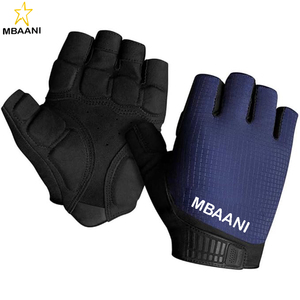 ถุงมือปั่นจักรยานแบบไม่มีนิ้วสำหรับผู้ชาย แผ่นเจลรองรับแรงกระแทกทนทานและน้ำหนักเบา - Product Image 2