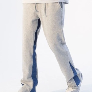 Pantalon de jogging vintage personnalisé pour homme, taille élastique, streetwear d'été, coupe ample, avec cordon de serrage, évasé, respirant - Product Image 6