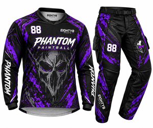 Custom Heat-Transfer Printed Professional Tactical Camouflage Paintball Jersey <b>Padded</b> <b>Pants</b> Uniform Set Full Sleeve Moisture - Product Image 1