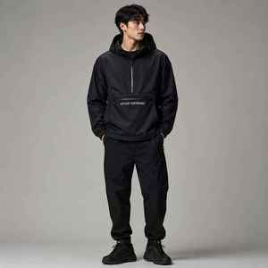 Men Lightweight Eco-Friendly Breathable Hooded Riding <b>Jacket</b> <b>Waterproof</b> Wind Resistant <b>Thin</b> Cotton/Polyester Motorcycle Casual - Product Image 2
