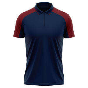 Polo de sport élégant avec col contrastant, technologie respirante et anti-transpiration, adapté au golf, au tennis, au cricket et aux occasions décontractées - Product Image 2