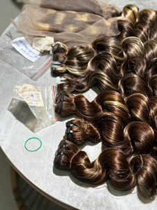 Extensiones de Cabello Humano Rizado Mágico Premium, de un Solo Donante, Doble Trama, Cabello Virgen Vietnamita, Venta al Por Mayor - Product Image 3