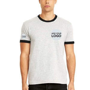 Camisetas de manga corta de algodón Pima Comfort, camiseta de manga corta con cuello redondo de algodón Supima, camisetas de manga larga de algodón Pima para entrenamiento. - Product Image 6