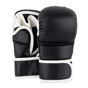 ถุงมือต่อสู้ MMA แบบโค้งงอ นิ้วโป้งเปิด สำหรับการฝึกซ้อมคิกบ็อกซิ่ง แกรปลิง และการฝึกซ้อม MMA - Product Image 4