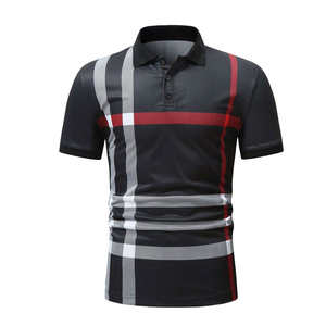 Chemises polo de haute qualité, logo personnalisé, polyester, t-shirts polo sportifs vierges, impression de chemises polo unisexes - Product Image 1