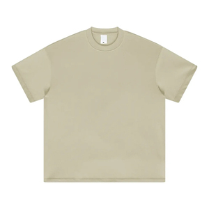 เสื้อยืดผู้ชายทรงสลิมฟิต ขายส่ง 300 กรัม ผ้าฝ้าย 100% สกรีนโลโก้ได้ สตรีทแวร์ แขนสั้น แห้งเร็ว - Product Image 5