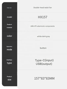 Double-head waist fan HX157 - Product Image 6