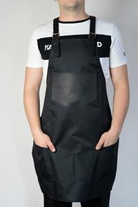 Funda de cuero y lona duradera con cremallera, impermeable, a prueba de golpes, ajustable, con correa cruzada para chef, barista, barbero, carpintero, herramienta de taller - Product Image 5