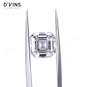 เพชร D'vins Jewels ทรง Asscher แบบหลวม เพชร CVD HPHT ที่เพาะเลี้ยงในห้องปฏิบัติการ - Product Image 4