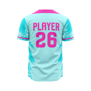 Último Diseño de Camiseta de Béisbol Personalizada, Uniforme Deportivo Transpirable Sublimado, Ligero, de Primera Calidad, Todas las Tallas - Product Image 2