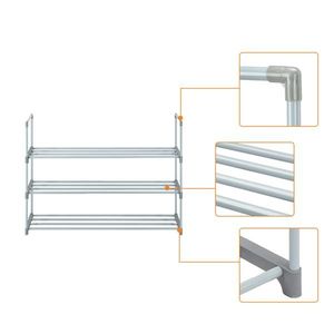 Set di 3 Mensole Galleggianti di Lusso in Stile Rustico, in MDF Bianco, per Esposizione e Conservazione di Piante, per Soggiorno e Cucina, con Struttura in Metallo Durevole e PVC - Product Image 6