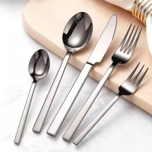 Premium Stainless Steel Metal Cutlery Set for Dining <b>Table</b> Restaurant and Hotel Serving - Product Image 4