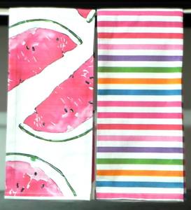 ผ้าเช็ดครัวพิมพ์ลายดิจิทัล 100% ผ้าฝ้ายสีขาวล้วน เป็นมิตรกับสิ่งแวดล้อม ป้องกันการแพ้ ใช้แล้วทิ้ง ซึมซับเร็ว - Product Image 4