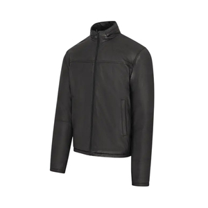 ออกแบบโลโก้ตามสั่ง เสื้อแจ็คเก็ตหนังบุใยสังเคราะห์สำหรับผู้ชาย เสื้อโค้ทกันหนาวคุณภาพสูง สำหรับใส่กลางแจ้ง เสื้อแจ็คเก็ตฤดูหนาว - Product Image 4