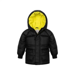 Veste d'hiver rembourrée pour enfants, de qualité supérieure, fabriquée en usine, dernier design, neuve, avec logo personnalisé, capuche amovible, veste à bulles en duvet - Product Image 4