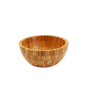 Bol à légumes en bois d'acacia de bonne qualité avec ensemble de cuillères pour la cuisine et les hôtels, exporté d'Inde - Product Image 6