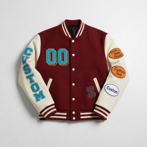 แจ็คเก็ตวาร์ซิตี้ผู้ชายคุณภาพสูงแบบสั่งทำปี 2025 ไซส์ใหญ่ ปักลายทีมกีฬา สไตล์สตรีทแฟชั่นฤดูหนาว - Product Image 5