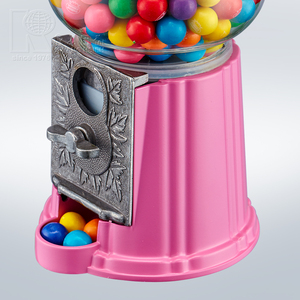 Kwang Hsieh 9" Factory Price Pink Coin Operated Chocolate <b>Candy</b> <b>Gumball</b> <b>Machine</b> - Product Image 4
