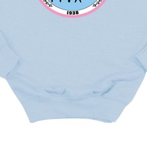 T-shirt bleu à manches longues et col rond avec motif graphique en vinyle, vêtement décontracté pour tous les jours, streetwear confortable, haut de gamme pour un style de vie décontracté - Product Image 6
