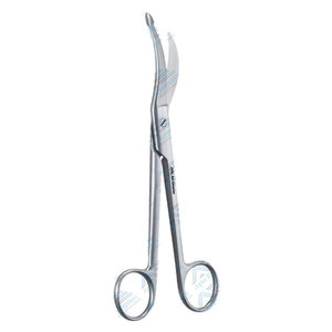 Ciseaux de barrage 18 cm coupe Waldmann gynécologie épi épisiotomie naissance coupe en acier inoxydable de qualité supérieure pour les dentistes - Product Image 1